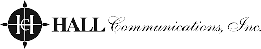 Hall Communications new logo