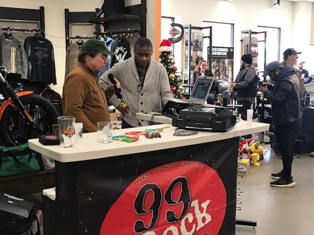 99 Rock toy drive
